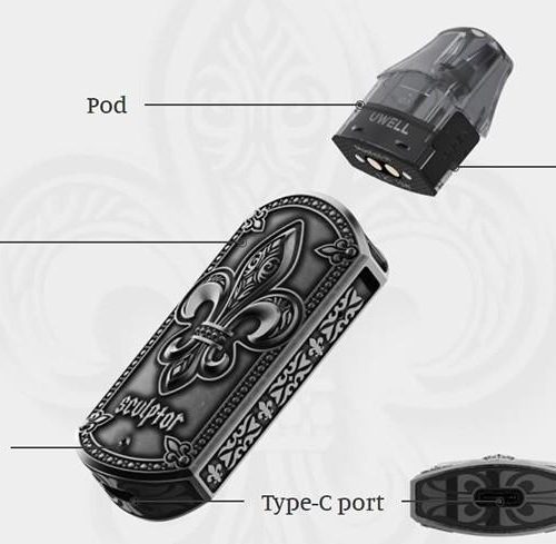 UWELL SCULPTOR POD 11W 雕塑家【套裝組合】UWELL SCULPTOR POD 11W 雕塑家 / 非 咖哩棒 石中劍 koko